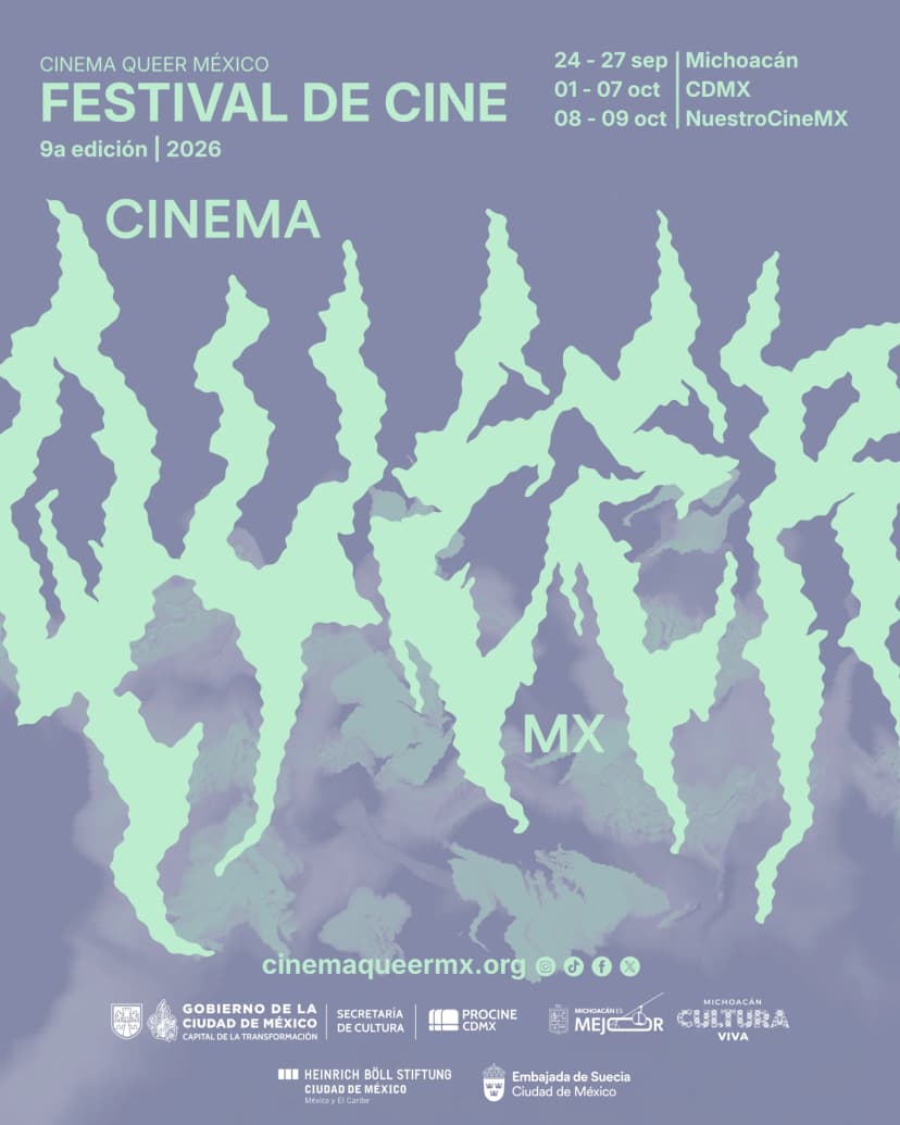 Cartel de la edición 2026 de Cinema Queer México